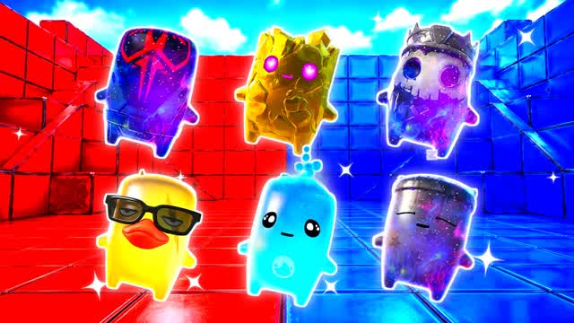 RED VS BLUE SHROUDED KEY 🔴🔵 — Fortnite Creative map