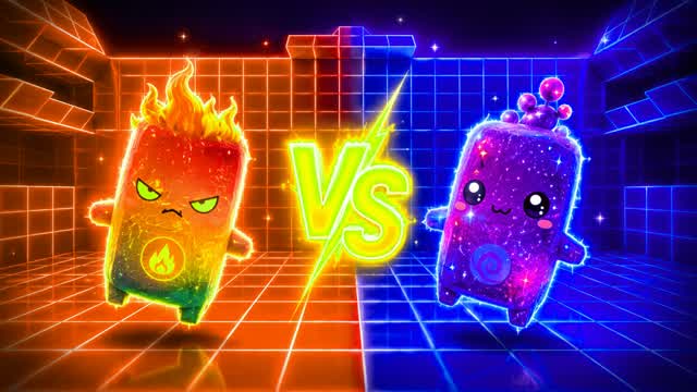 RED VS BLUE 🔴🔵 TEO_VIPER444 — Fortnite Creative map cover art