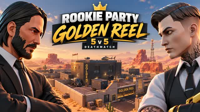 ROOKIE PARTY: GOLDEN REEL — Fortnite Creative map