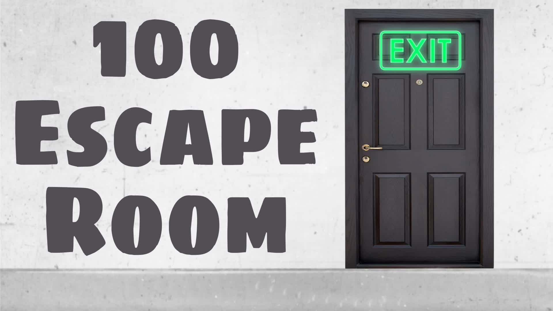 100 ESCAPE ROOM 🚪 — Fortnite Creative map