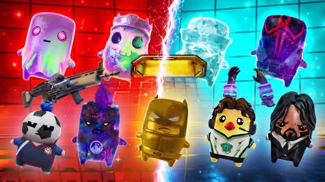 RED BLUE RVB — Fortnite Creative map