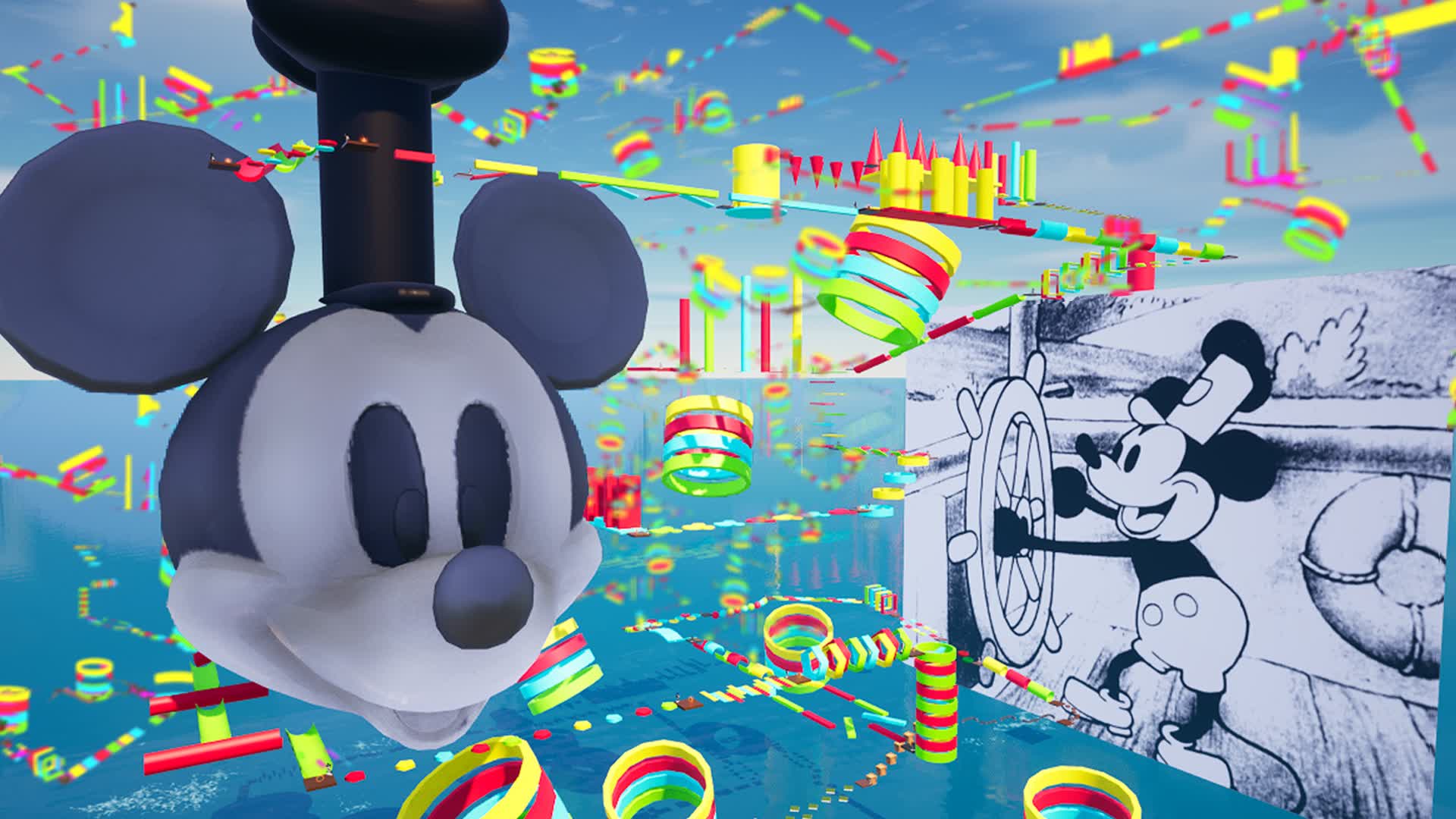 ⭐MICKEY SUPERFUN OBBY PARKOUR⭐ — Fortnite Creative map