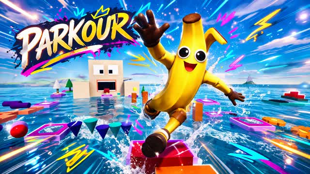 SMILE OBBY PARKOUR⭐ — Fortnite Creative map cover art