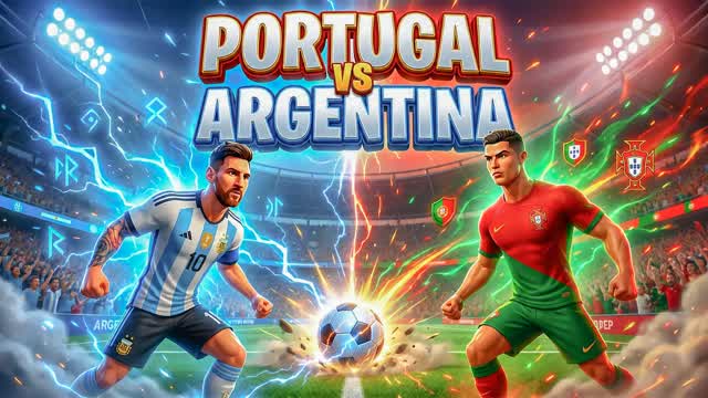 [5V5] ARG VS POR : FOOTBALL / SOCCER — Fortnite Creative map cover art
