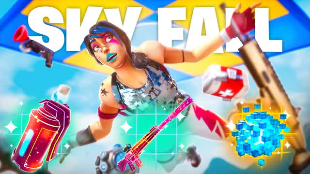 SKY FALL - FREE FOR ALL — Fortnite Creative map