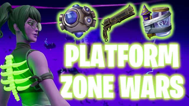Platform Zone Wars — Fortnite Creative map cover art