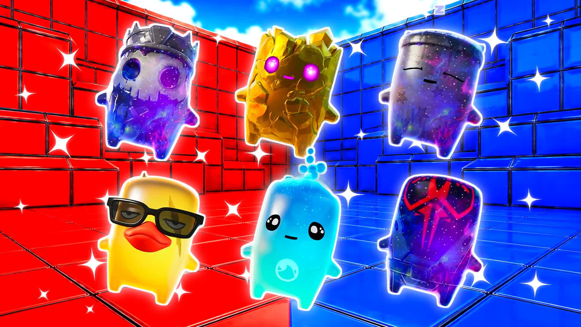 BLUE VS RED LIVE VECTOR 🔵🔴 — Fortnite Creative map