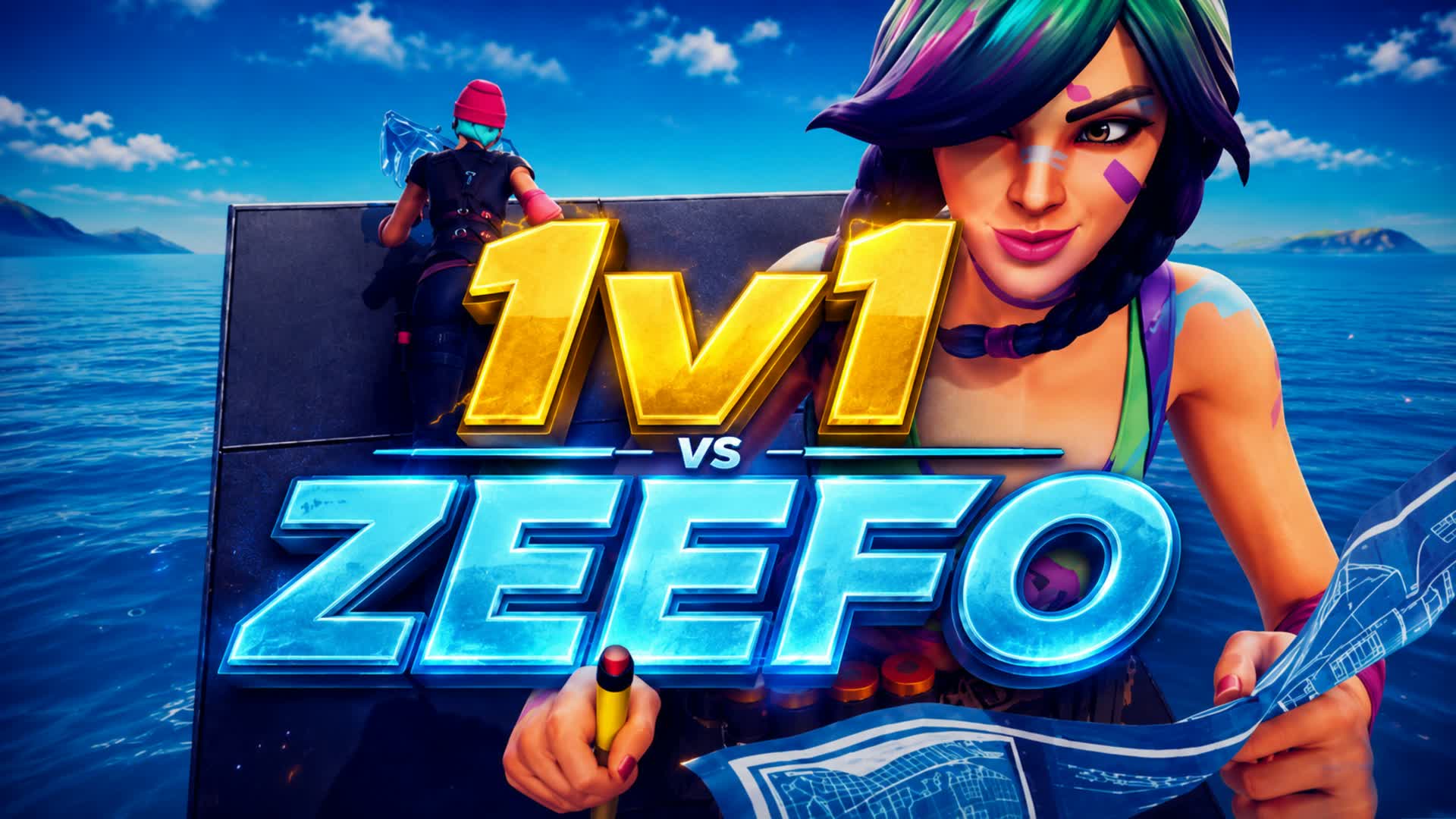 1V1 ZEEFO — Fortnite Creative map