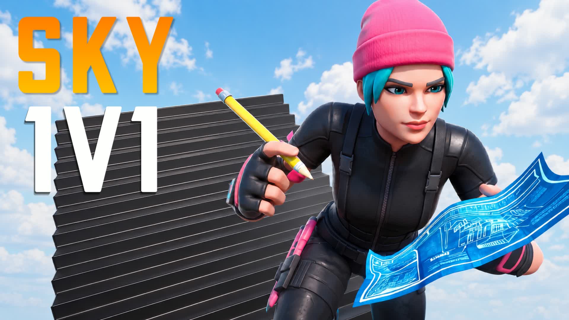 Sky 1v1☁️ — Fortnite Creative map