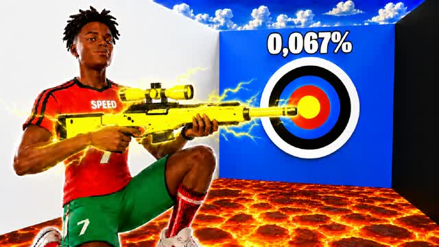 TRICKSHOT UNC 82+ EASY DIFFULT — Fortnite Creative map