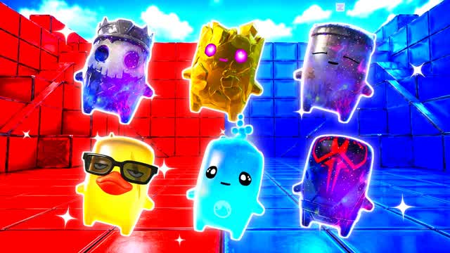 RED VS BLUE GRITSTONE 🔴🔵 — Fortnite Creative map cover art