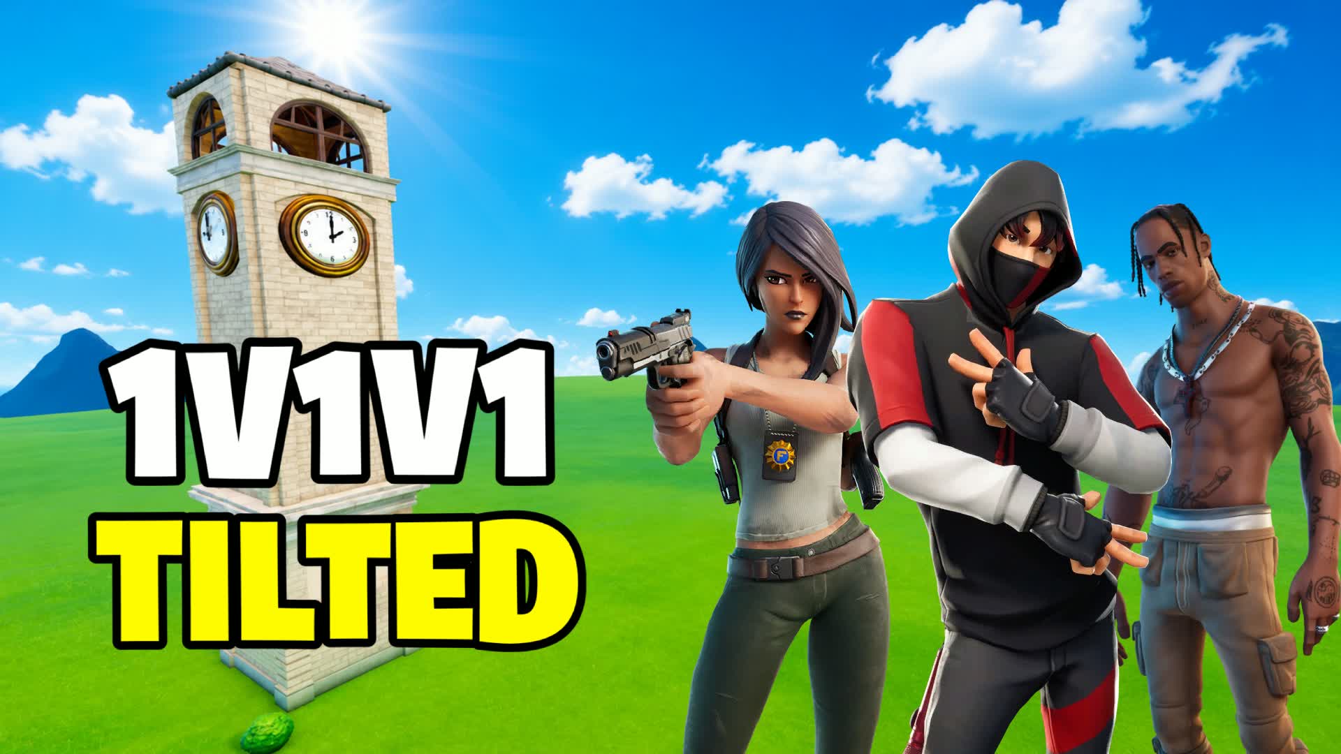 TILTED RELOAD 1v1v1 (FFA) — Fortnite Creative map