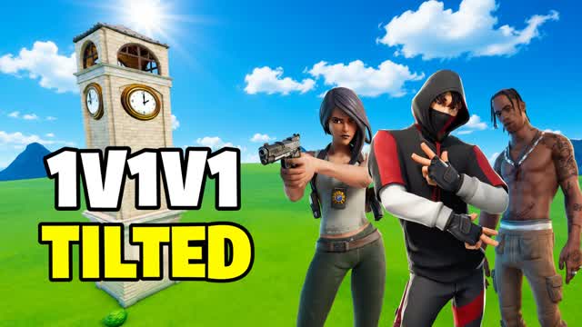 TILTED RELOAD 1v1v1 (FFA) — Fortnite Creative map