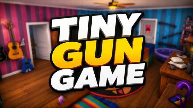 Tiny Gun Game — Fortnite Creative map cover art