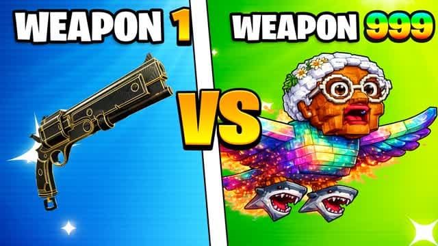😎 GUN GAME💥BAZOOKA ONE SHOT — Fortnite Creative map cover art