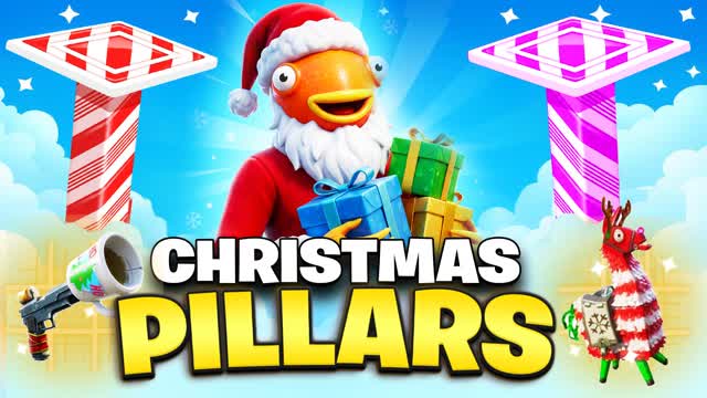 CHRISTMAS PILLARS FFA 🎄 — Fortnite Creative map cover art