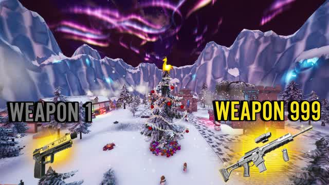 ❄️Winterfest One Shot Gun Game❄️ — Fortnite Creative map cover art