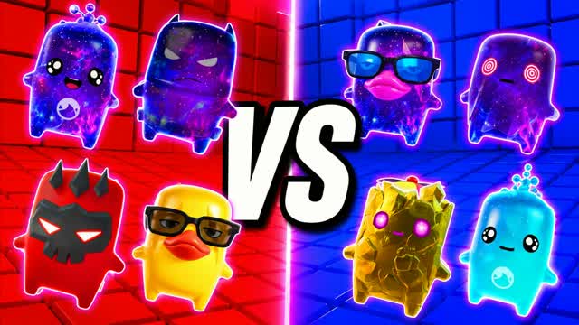 BLUE VS RED TARGET NOVA 🔵🔴 — Fortnite Creative map cover art