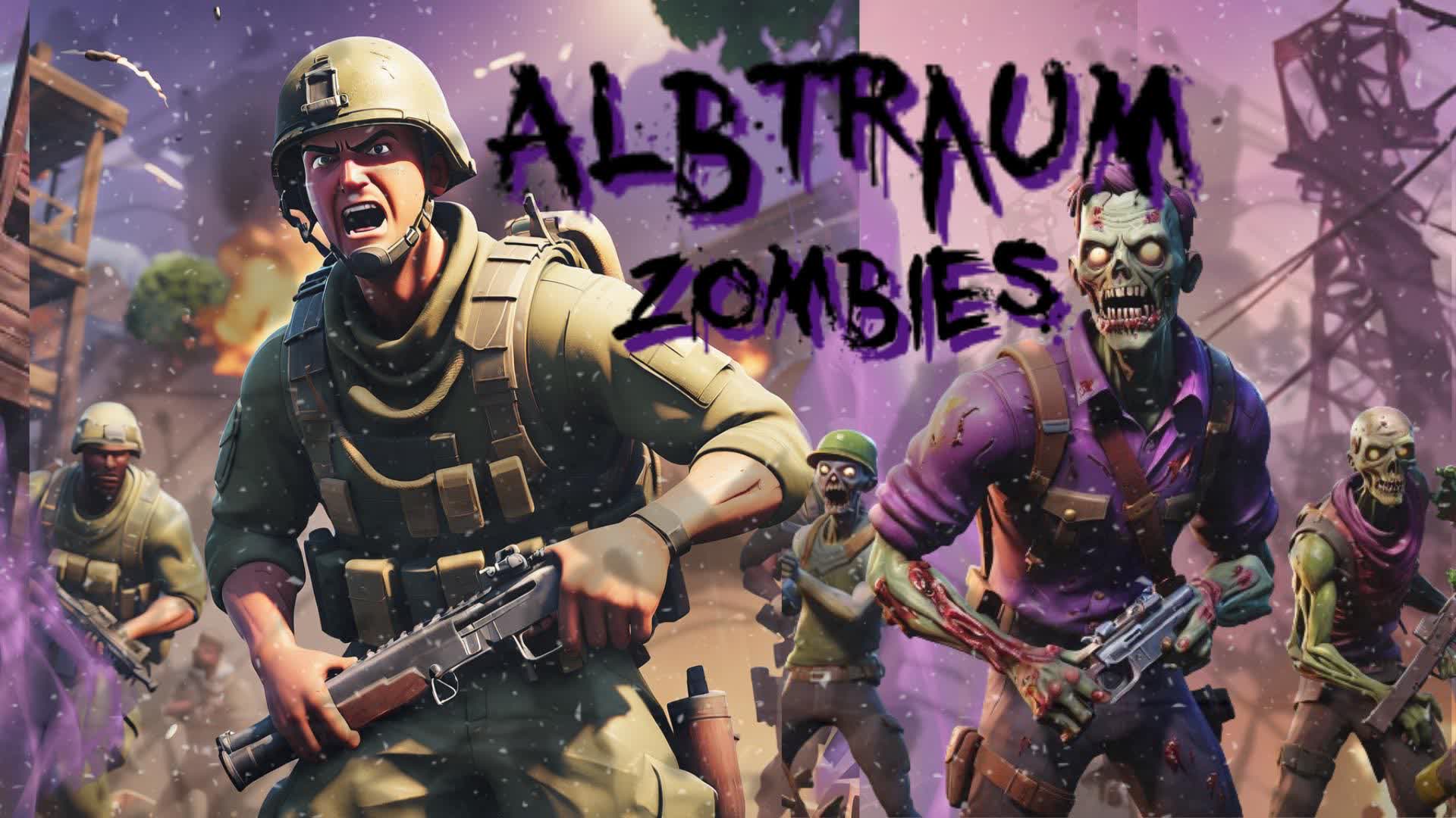 Zombie-Albtraum — Fortnite Creative map