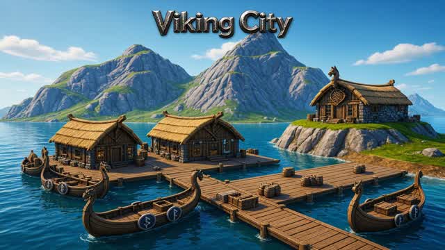 Viking City — Fortnite Creative map