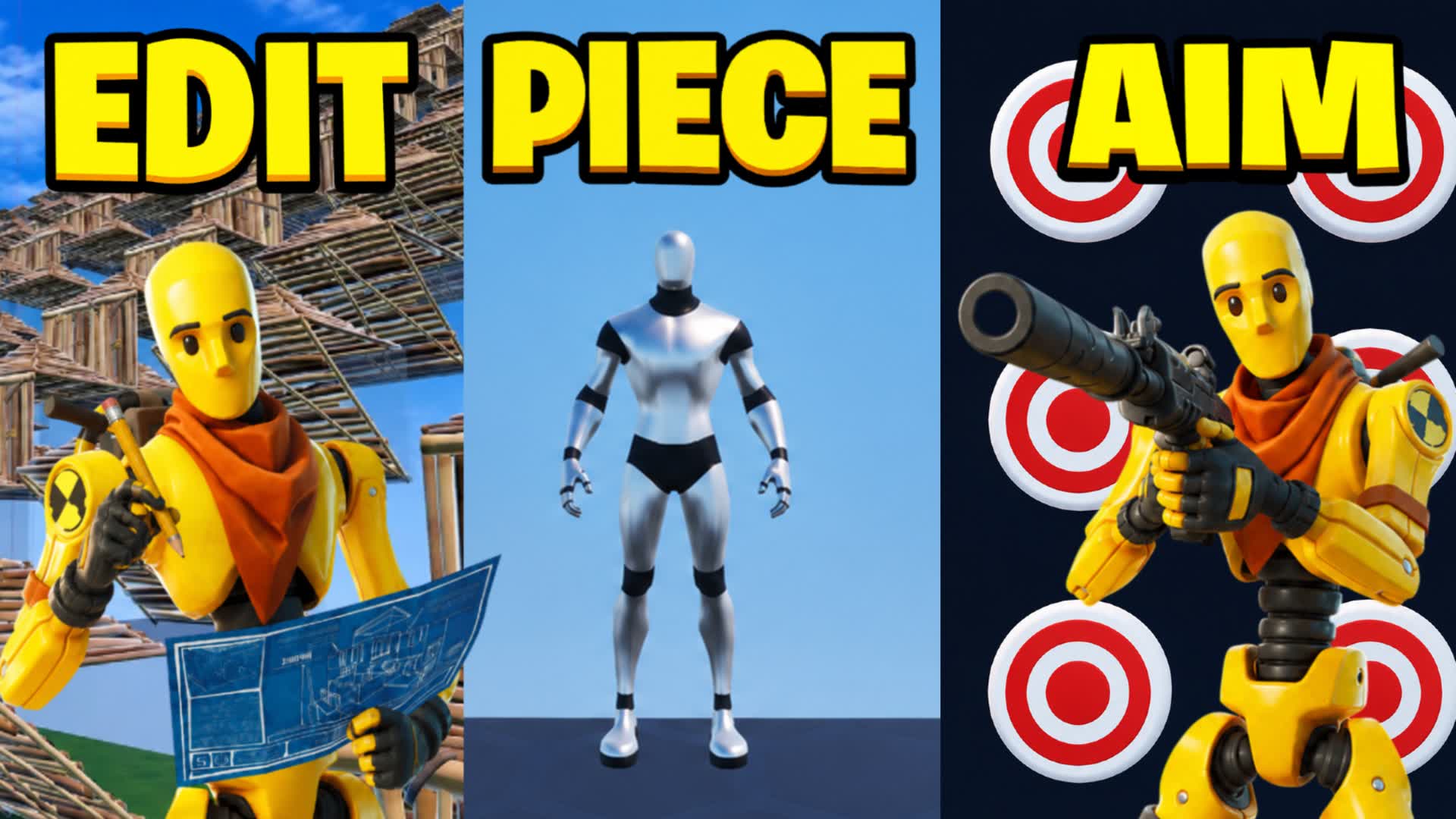 🎯Practice mechanics (Aiming + Editing) — Fortnite Creative map