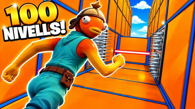 🔥 EXTREME PARKOUR ✨ 100 LEVELS — Fortnite Creative map