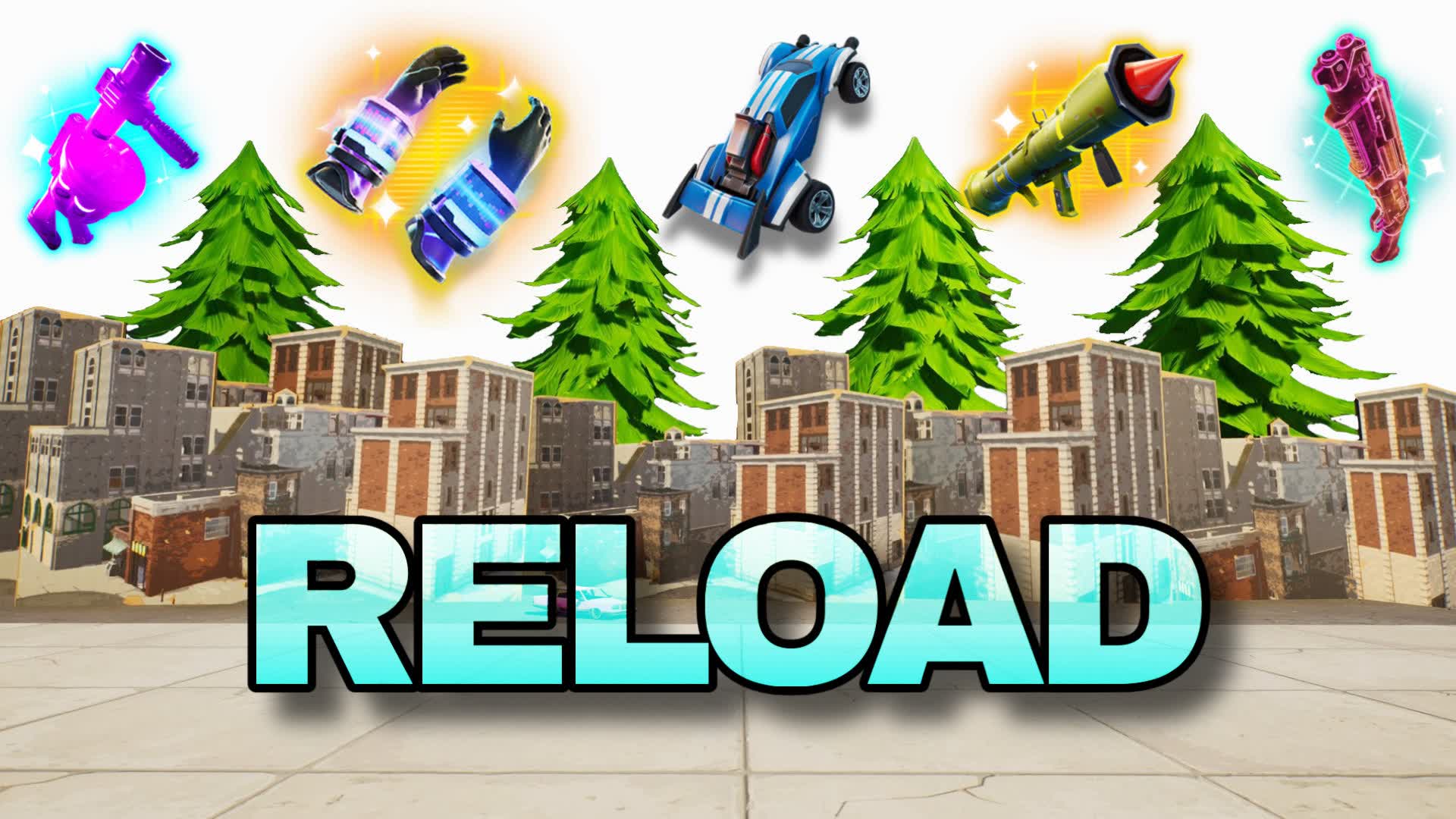 TILTED - FREE FOR ALL ⭐✅✅ SUPER RELOAD — Fortnite Creative map