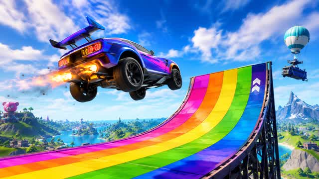 CAR GAME - RAMP — Fortnite Creative map