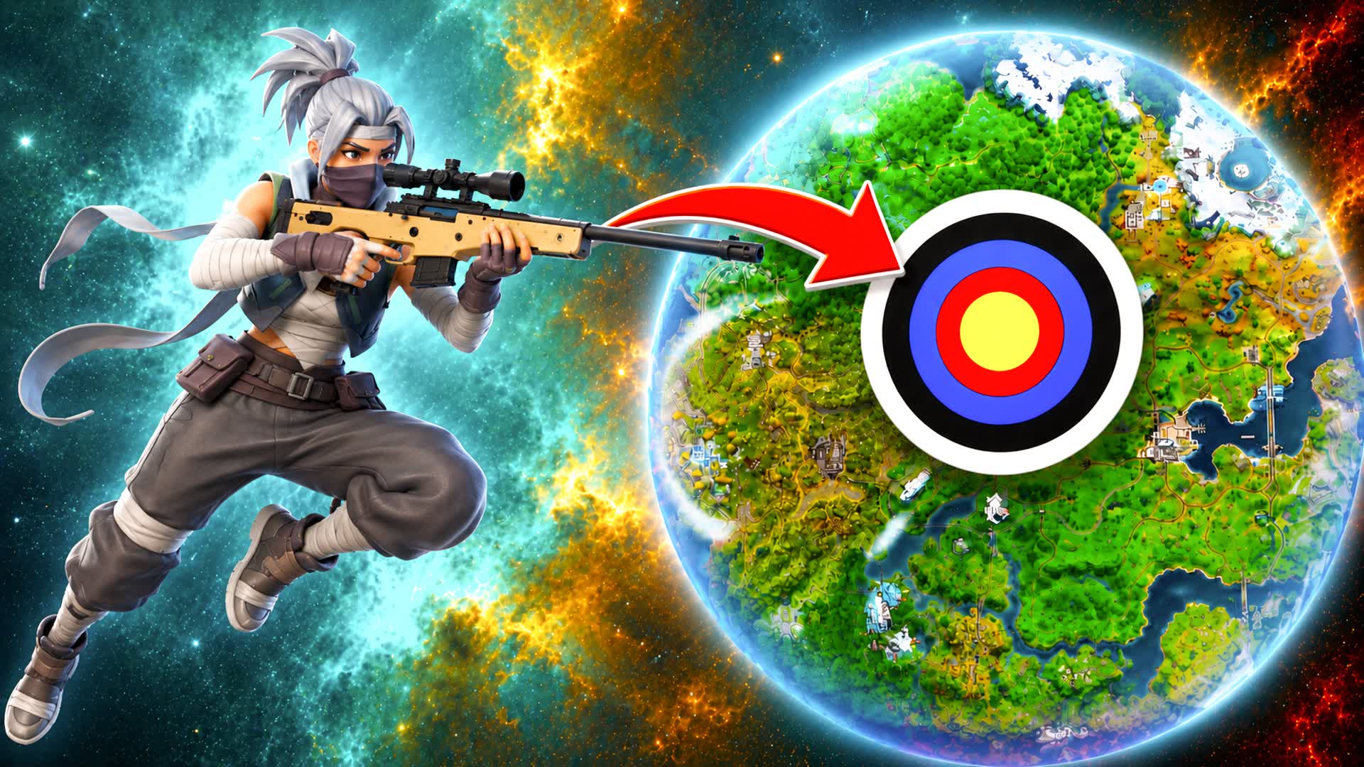 BEZZE  TRICKSHOT 🎯+125 LEVELS!😎! — Fortnite Creative map
