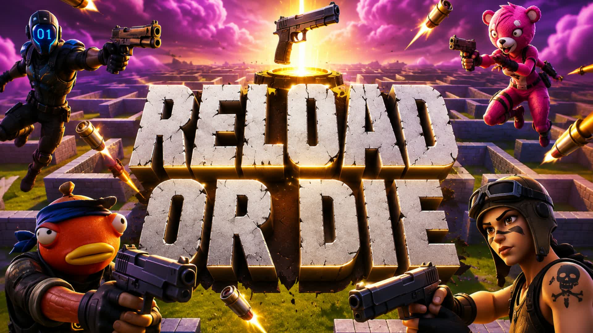 RELOAD OR DIE — Fortnite Creative map