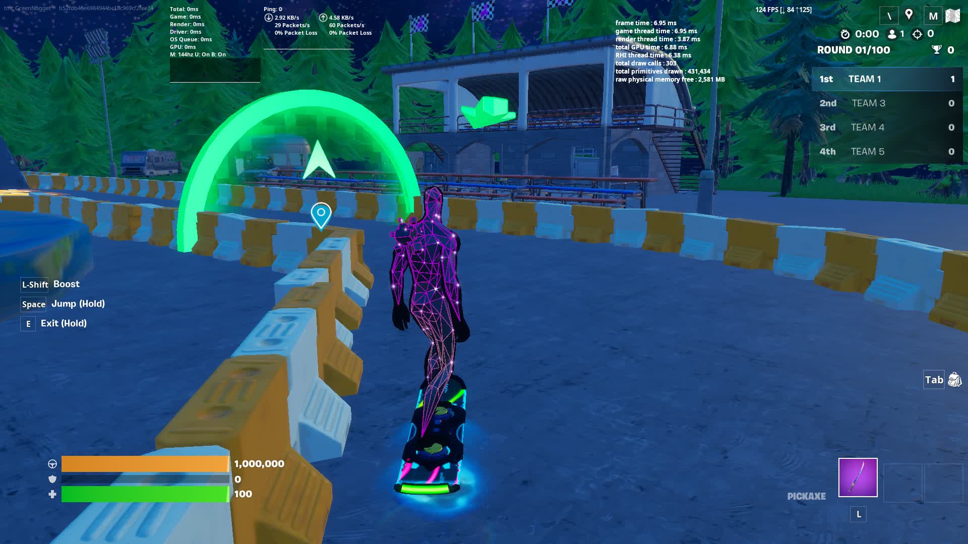 Hover Race — Fortnite Creative map
