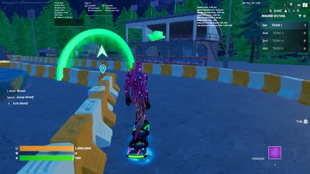 Hover Race — Fortnite Creative map cover art