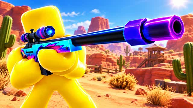 SQUID SNIPER ONE SHOT 🎯 — Fortnite Creative map cover art