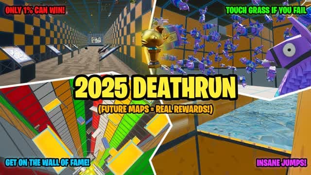 DEATHRUN EXTREME — Fortnite Creative map cover art