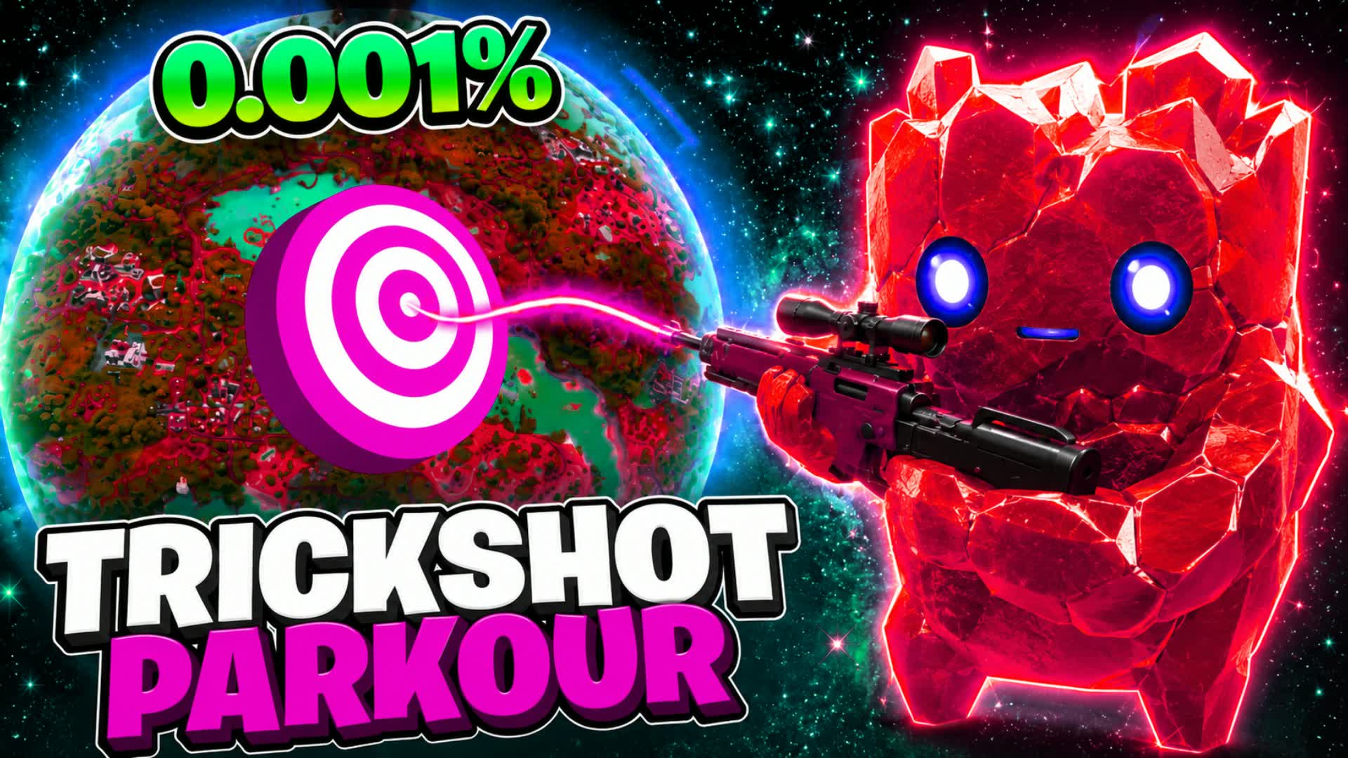 SPRITE TRICKSHOT PARKOUR (125+ LVL) 🎯 — Fortnite Creative map