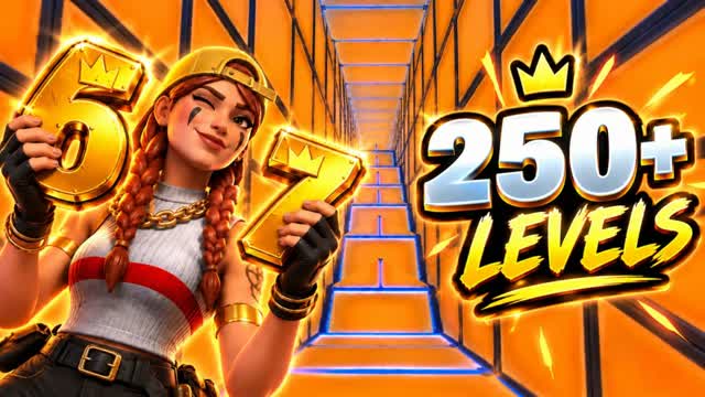 AURA PARKOUR 250+ — Fortnite Creative map