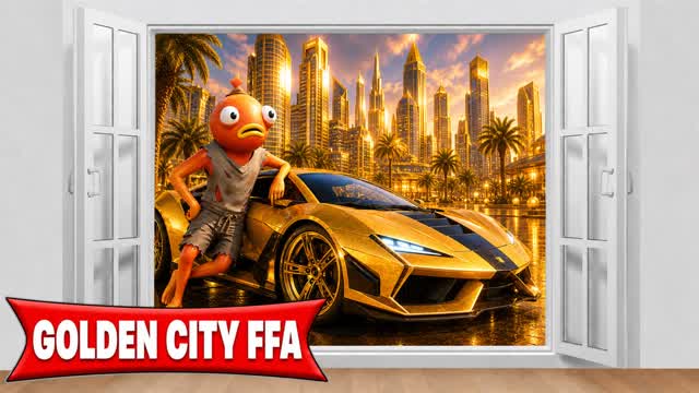GOLDEN CITY FFA — Fortnite Creative map