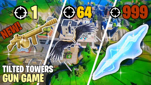 Tilted Towers - GUN GAME ⭐ — Fortnite Creative map