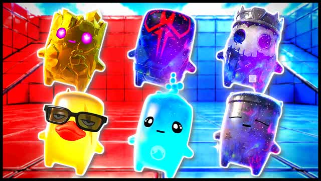 BLUE VS RED FIRE ON SIGHT 🔵🔴 — Fortnite Creative map