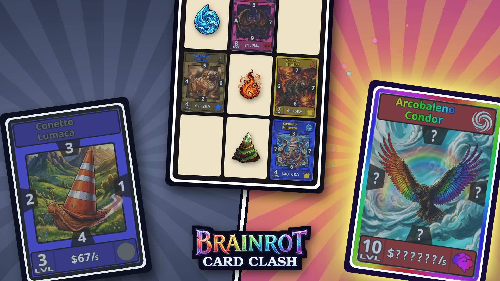 Brainrot Card Clash: Grail Heist — Fortnite Creative map