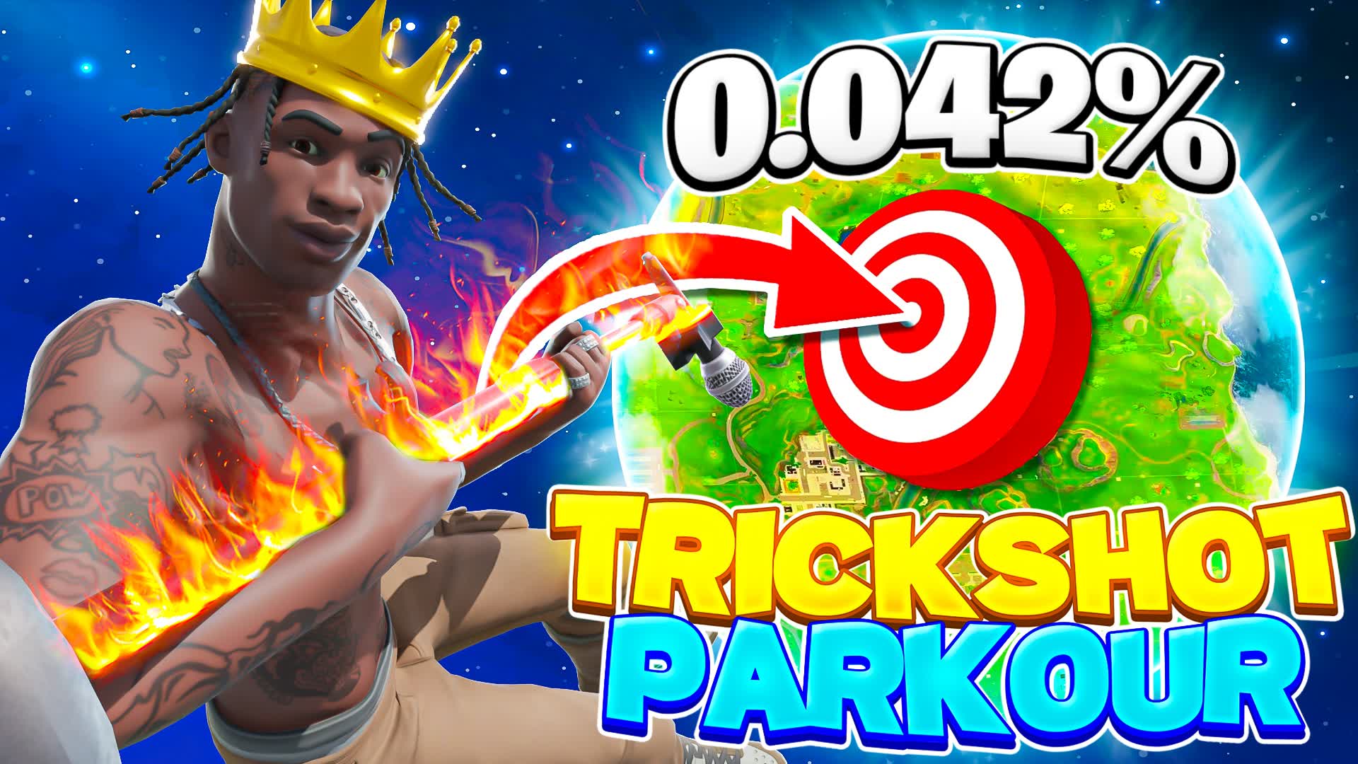 ⭐️ MEGA TRICK SHOT PARKOUR 🎯 — Fortnite Creative map