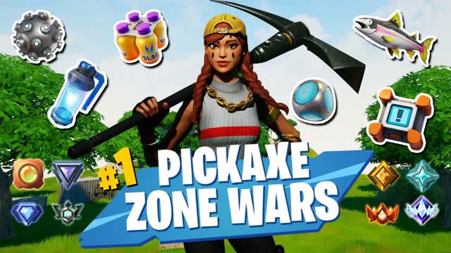 Pickaxe Only! (Zone Wars) — Fortnite Creative map cover art