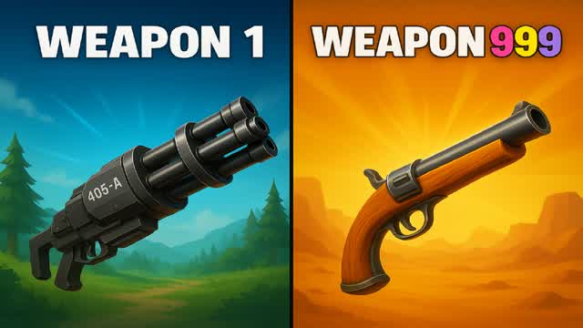 🔫⚡ Gun Game: A Evolução Letal 💀🏆 — Fortnite Creative map