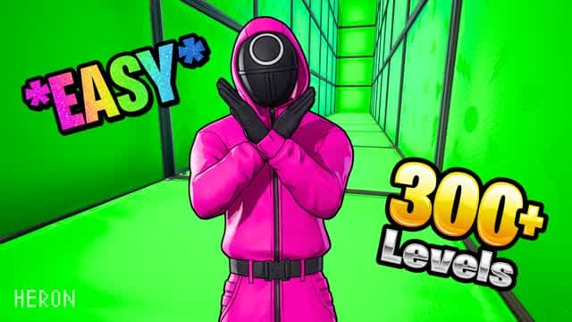 🦑SQUID GAME PARKOUR 300 PLUS🦑 — Fortnite Creative map cover art
