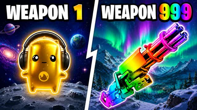 MEGA GUNGAME eZ🔫 — Fortnite Creative map