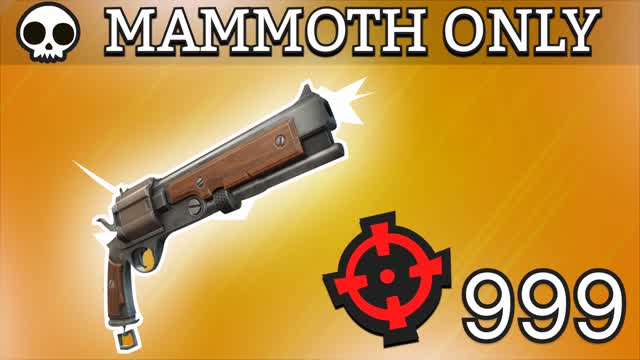 ONE SHOT MAMMOTH ONLY — Fortnite Creative map cover art