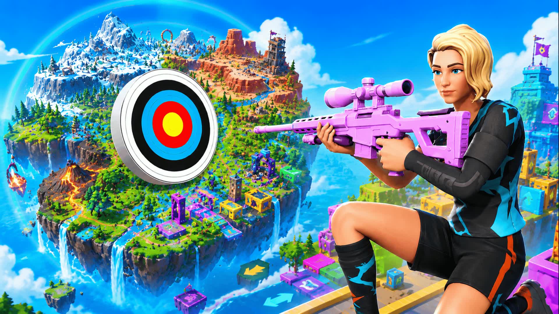 🎯TRICKSHOT PARKOUR ALFREDOTECHNO🎯 — Fortnite Creative map