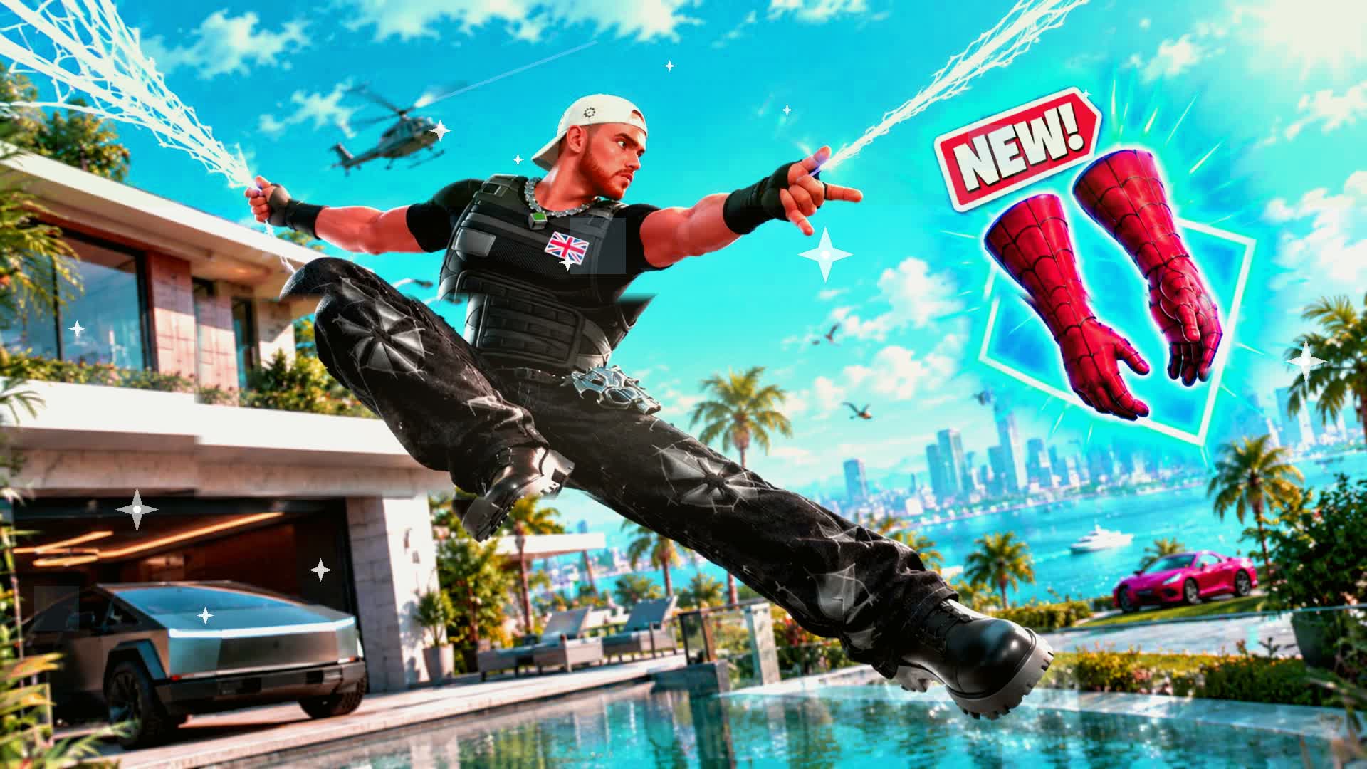 ⭐Rally SPIDER WORLD GUN GAME NEW!!😎 — Fortnite Creative map