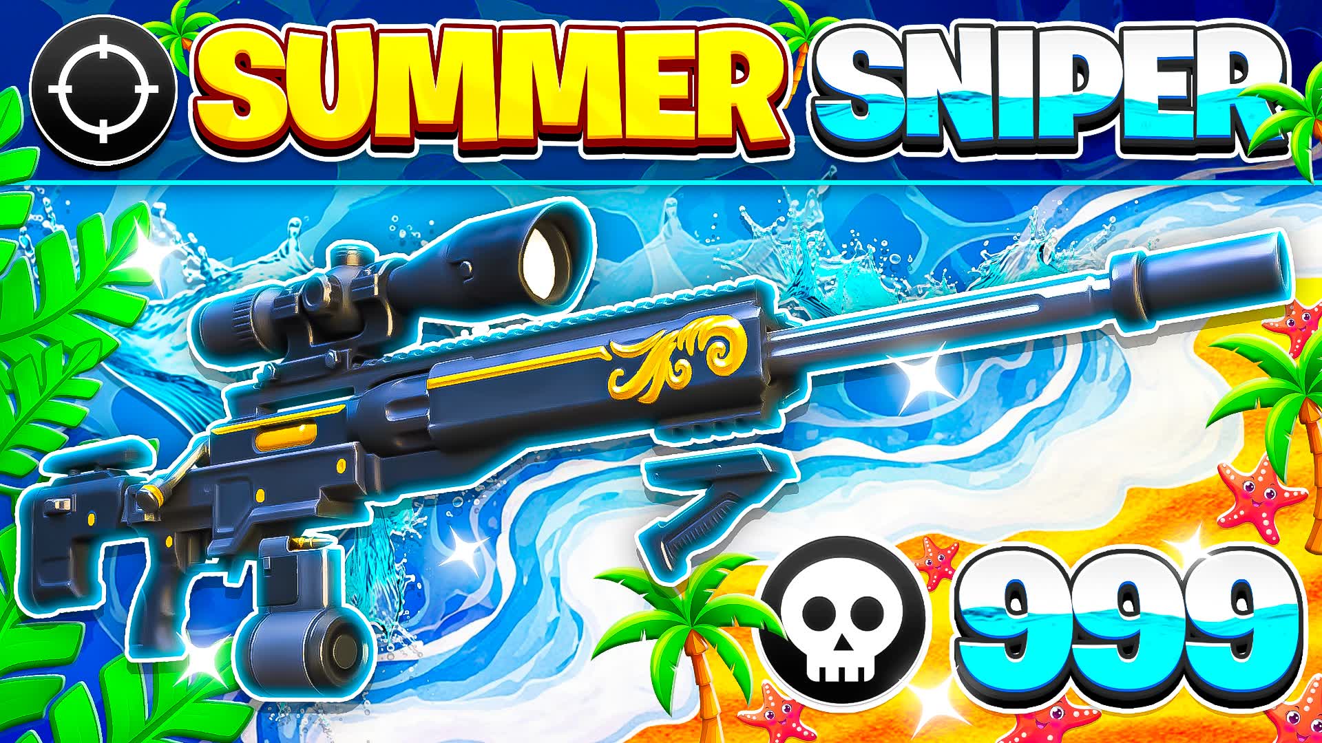 ☀️ SUMMER SNIPER ONE SHOT 🎯 — Fortnite Creative map