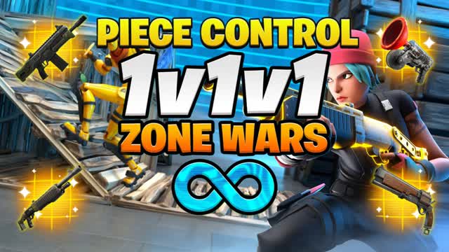 1V1V1 RELOAD 1V1 PIECE CONTROL — Fortnite Creative map cover art